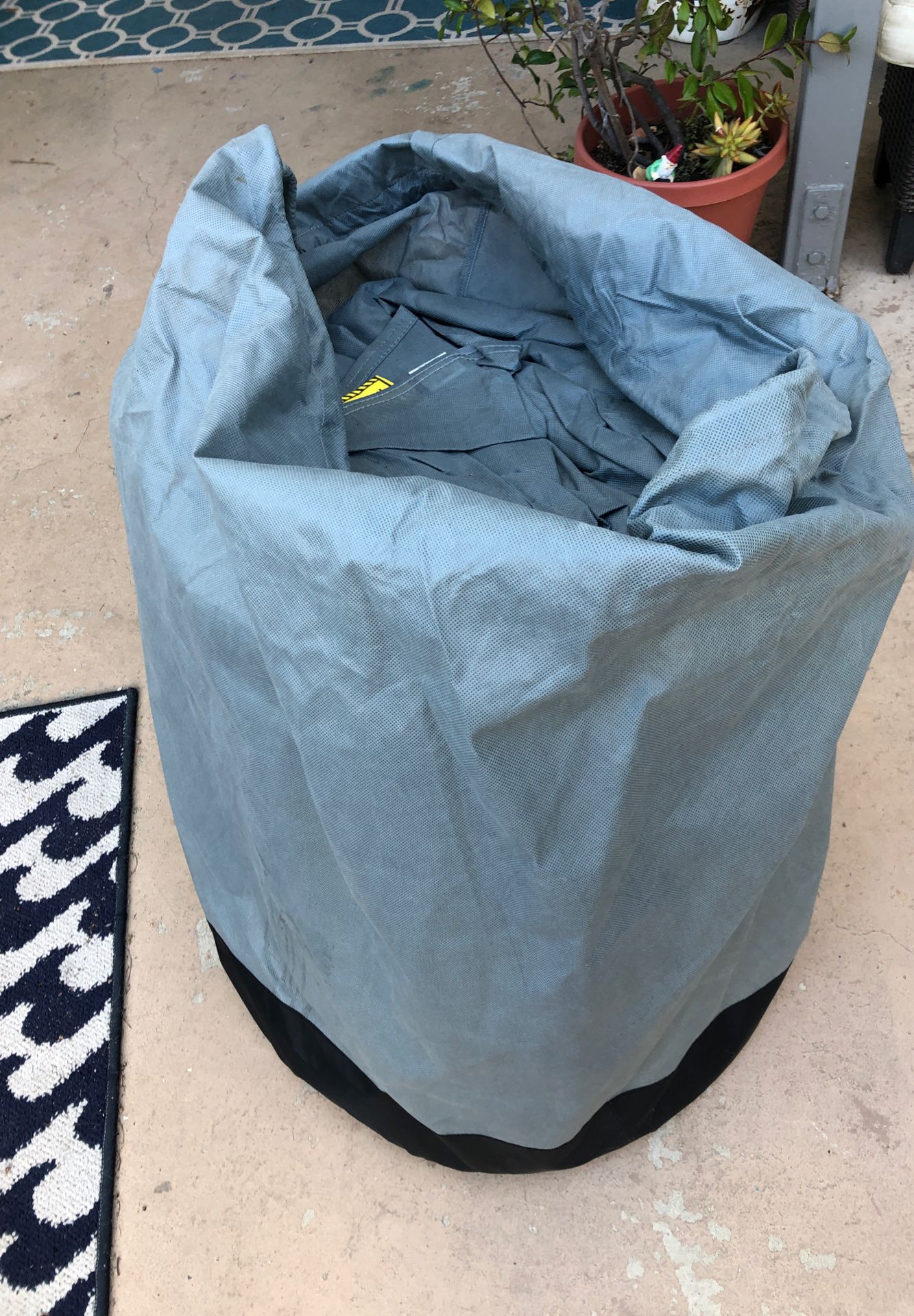 Travel Trailer cover with storage bag