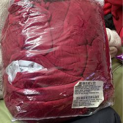 Red King Size Electric Blanket New