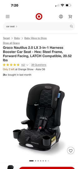 Graco Nautilus 2.0 LX 3-in-1