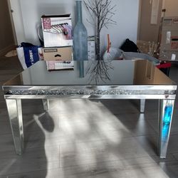 Mirrored Sparkly Coffee Table 