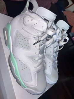 Jordan 6 White Pure Platinum/Mint Foam