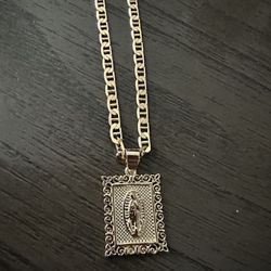 Gold Filled Mariner Chain With Square Virgin