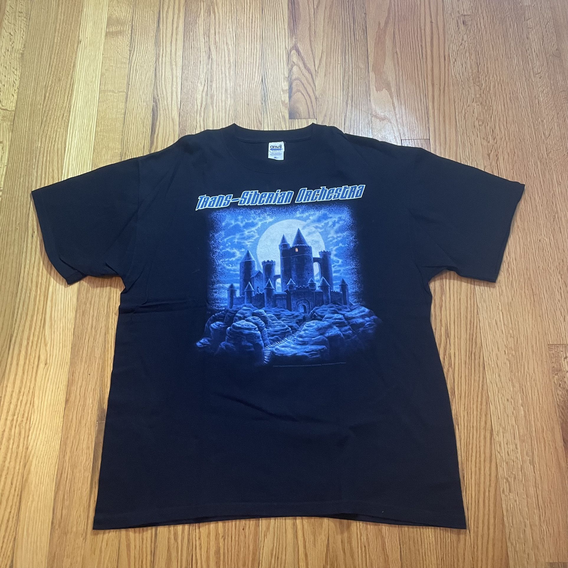 TRANS-SIBERIAN ORCHESTRA 2007 Tour CONCERT GRAPHIC T-Shirt XL CHRISTMAS - Black