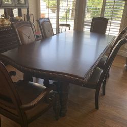 Dining Table & China Cabinet
