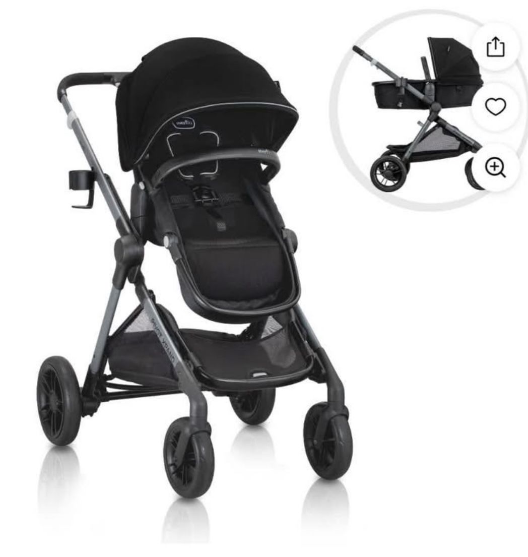 🖤 Evenflo Stroller + Infant Car Seat for Sale – Gently Used, Great Condition 🖤