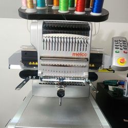 Melco EMT16X Commercial Embroidery Machine 