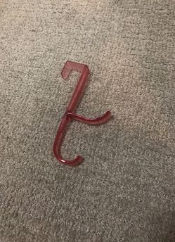 Girls Pink Plastic over the door hook