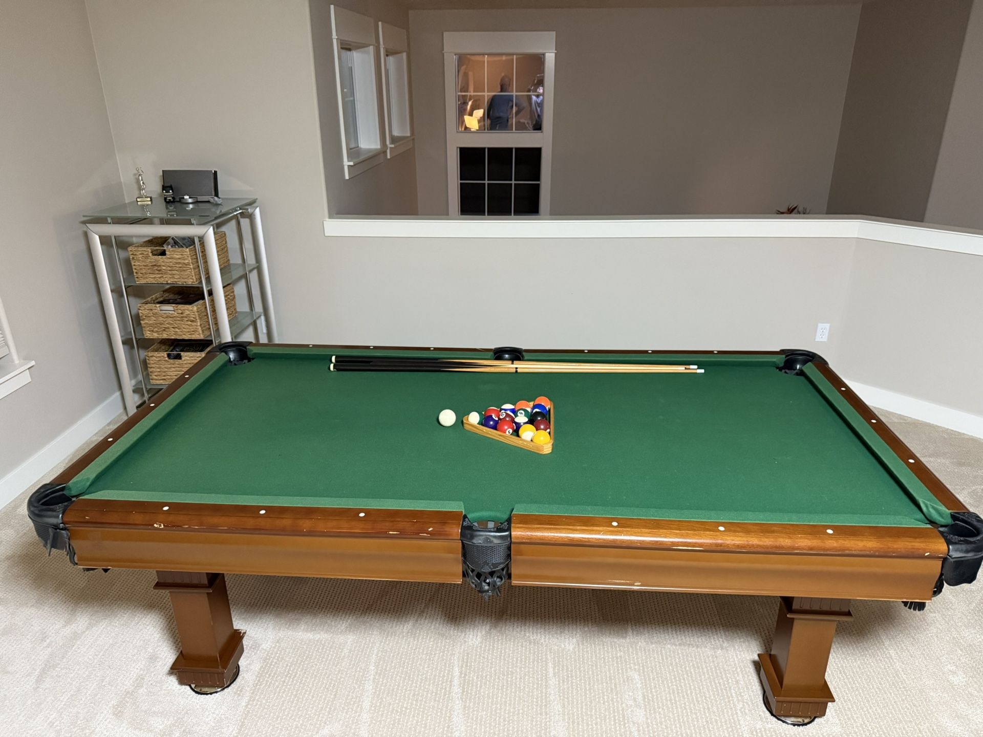 Wood Pool Table
