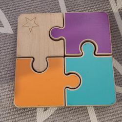 Lovevery | Chunky Wooden Jigsaw Puzzle 22-24 Month Olds Montessori Learning Toy