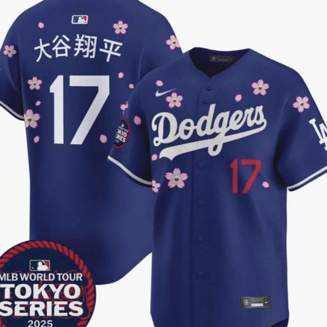 Nike All Dodgers Jerseys SHOHEI OHTANI #17 (M) Takashi Murakami
