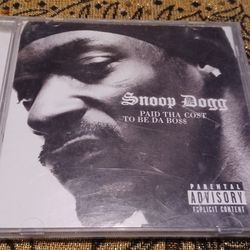 Snoop Dogg CD Rap Hip Hop Paid Tha Cost Boss 