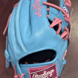 Rawlings HOH R2G 11.5” Columbia Blue/Pink PROR204-2CBP I-Web Glove
