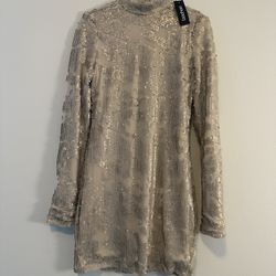 Boohoo Shimmer Dress 