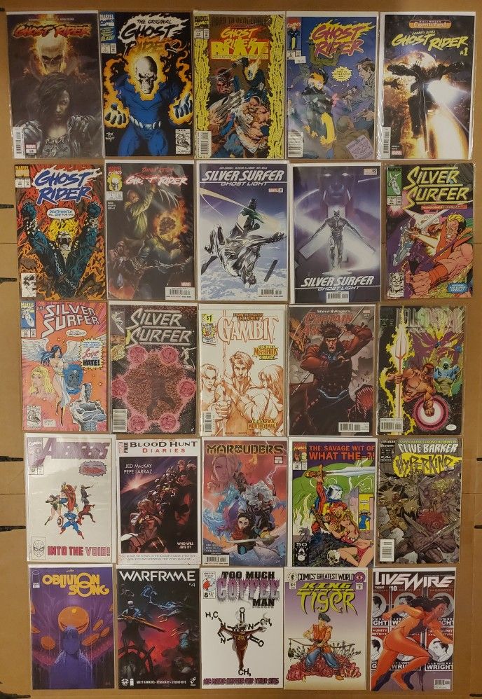 Huge 50 Comic Book Mixed Bundle Of Marvel Dc And Independent Lot #70
