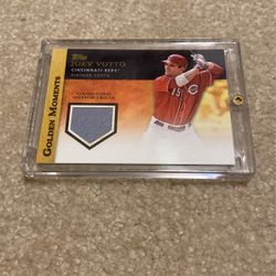 Joey Votto Game-Used Memorabilia Card- Cincinnati Reds