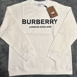 Burberry White Fennel Sweater