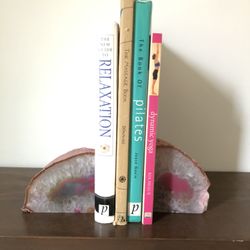 Vintage Geode Bookends