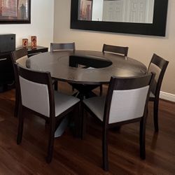 Round dining Table With Chairs