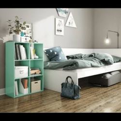 Brand New Room Essential  6 Cube Organizer Green 