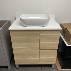 SALE ~ Modern PVC Bathroom Vanity - 30 inches