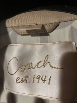 Coach coat size small .