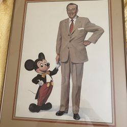 Disney “Partners” Lithograph. Rare!!