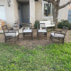 Four Piece Patio Chairs Outdoor Patio Furniture Set Outdoor Chairs Patio Chairs Brand New Patio Set 🆕🚛🚎🆕