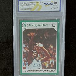 1990 Collegiate Collection Magic Johnson - Mint 10