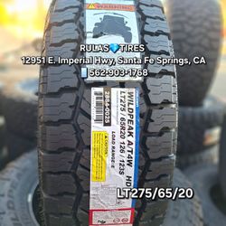 LT 275/65/20 FALKEN WILDPEAK AT4W •Brand new tires / Llantas nuevas ¤ DM 📞 for a Quote. 
