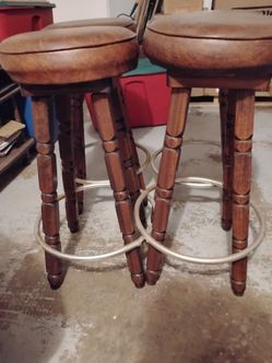 Four beautiful traditional classic stools.