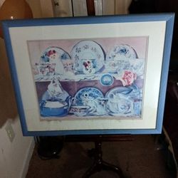 Pastel Dishes Painting