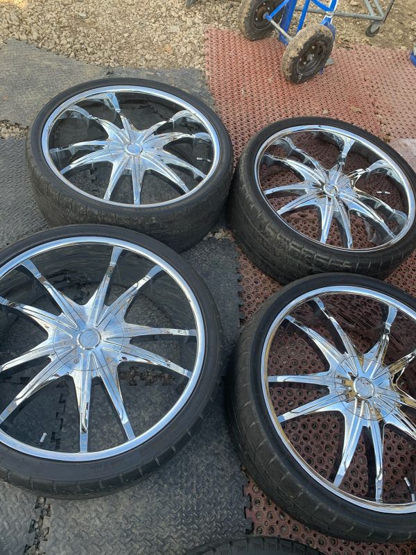 Chevy wheels and tires for Sale in Dallas, TX OfferUp
