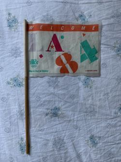 LA Olympic 1984 Small Flag - Make Me An Offer