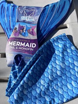 🧜‍♀️ MERMAID TAIL & MONOFIN (SWIMMABLE)