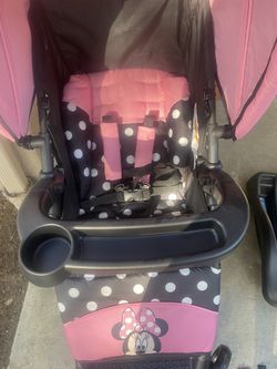 Disney baby minnie mouse simple fold clearance travel system