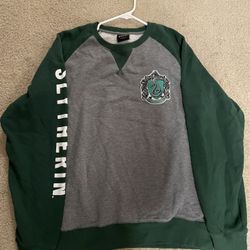 The Wizarding World Harry Potter Slytherin Sleeve Sweatshirt XL 