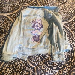 Minnie Mouse Jean Jacket Girls