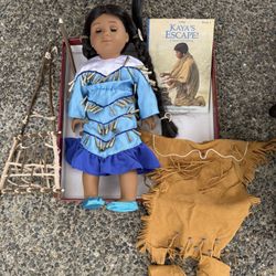 Original Kaya American Girl Doll And Animals