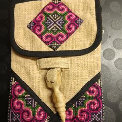 Imported Pouch Needlework & Natural Materials 