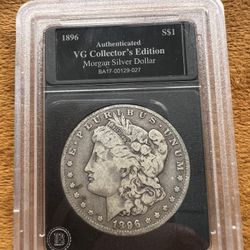 1896 O Silver Morgan Dollar