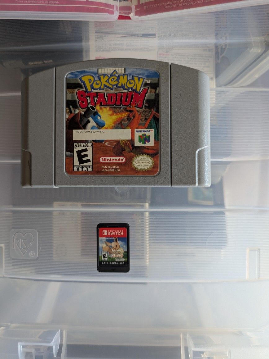 Pokémon Two Pack. Pokémon Stadium And Pokémon Let's Go Eevee