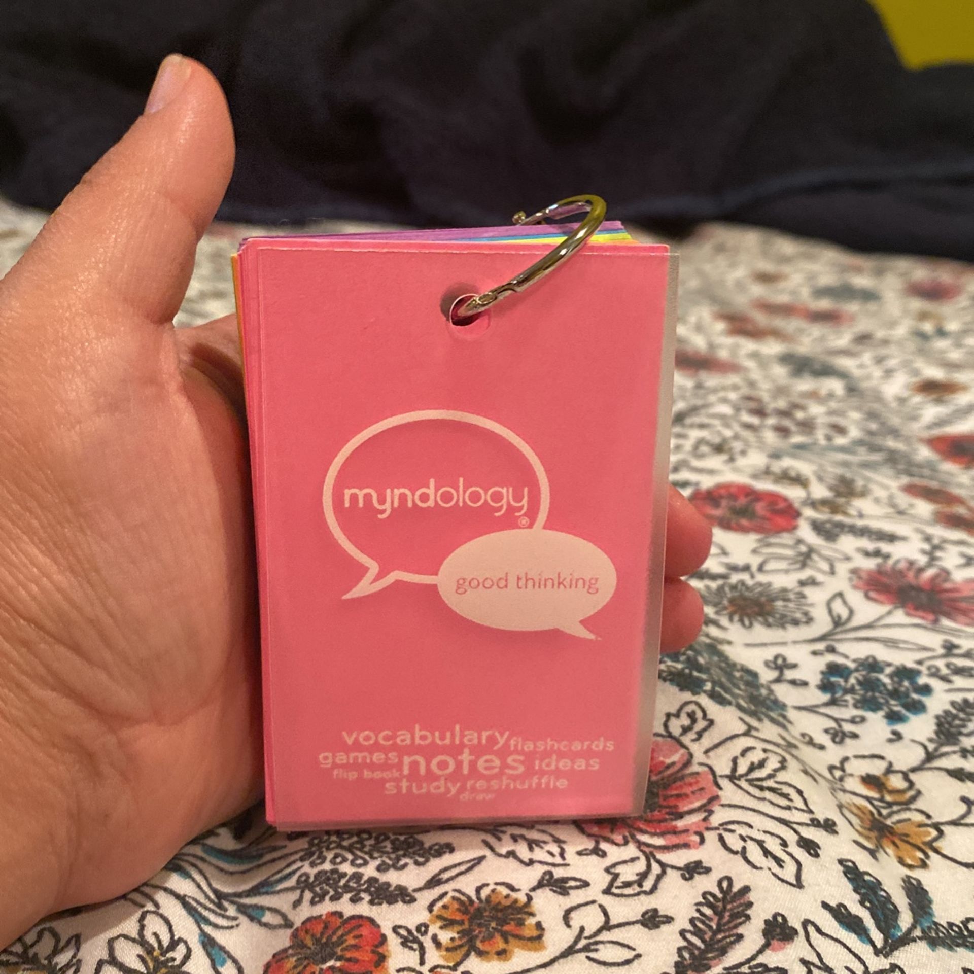 Myndology Flash Card Flip Book - Bright Colors