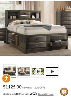 Ashley Full Bed w/ Mattress