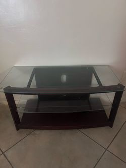 Glass Tv Stand!