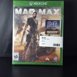 ** NEW** XBOX ONE MAD MAX GAME