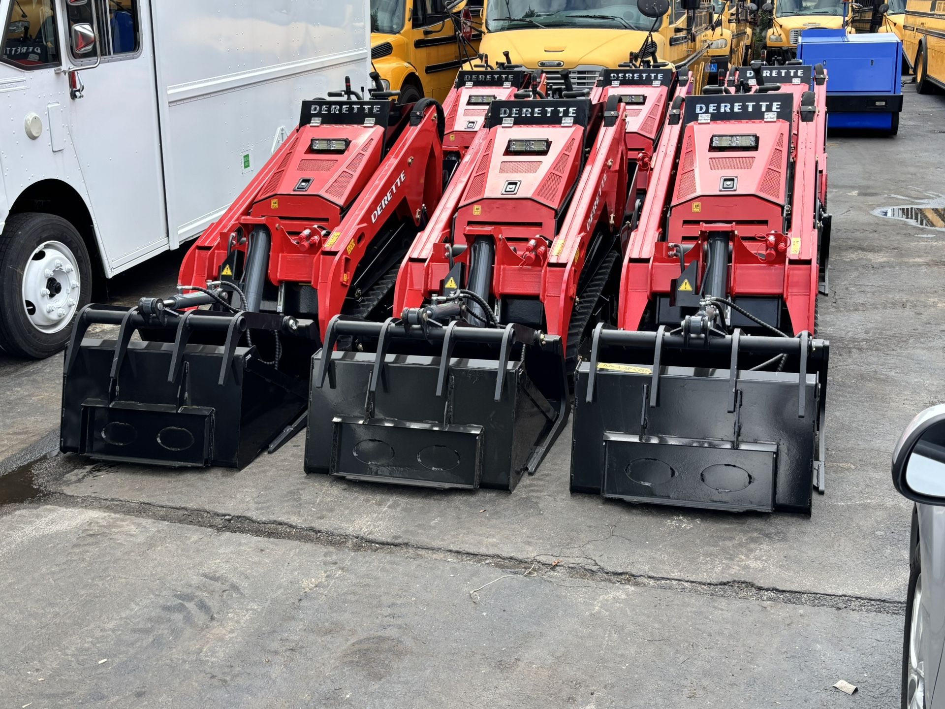 Brand New Derette V1000 25HP Kubota Or Perkins Skid Steer 