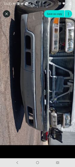 2001 Chevy Silverado front bumper