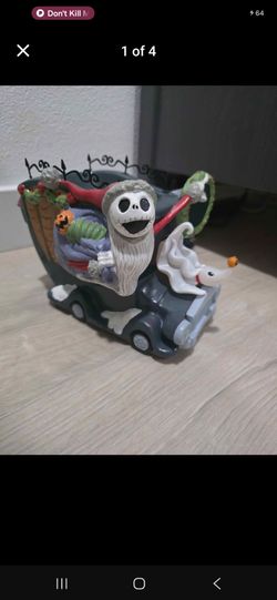 Scentsy The Nightmare Before Christmas Jack Skellington Sleigh Wax Warmer