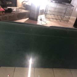 Green Velvet Couch