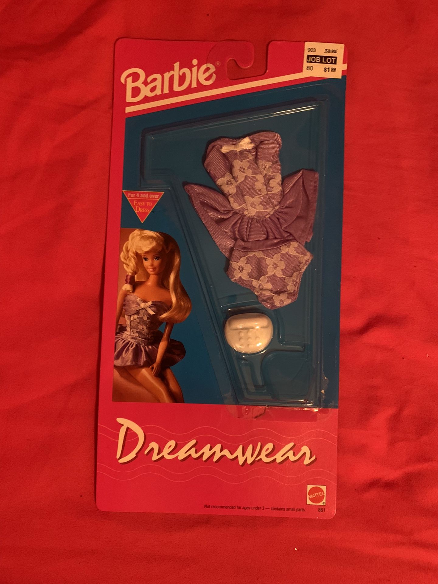 Barbie Dreamwear Outfit 1992 Mattel #861 BRAND NEW SEALED